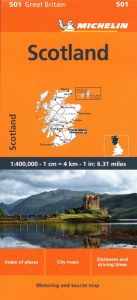 Michelin Regional Map - 501 - Scotland