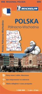 Michelin Regional Map - 555-Poland Northeast