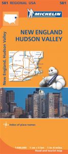 Michelin Regional Map - 581-U.S.A New England, Hudson