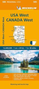 Michelin Regional Map - 585-U.S.A West