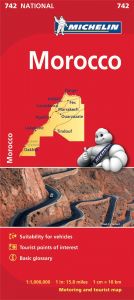 Michelin National Map - 742-Morocco