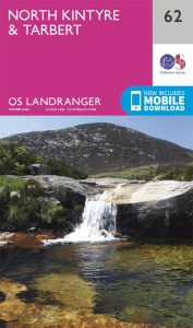 OS Landranger - 62 - North Kintyre & Tarbert
