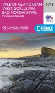 OS Landranger - 170 - Vale of Glamorgan, Rhondda & Porthcawl