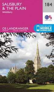 OS Landranger - 184 - Salisbury & The Plain, Amesbury