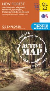 OS Explorer Active - 22 - New Forest