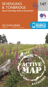 OS Explorer Active - 147 - Sevenoaks & Tonbridge
