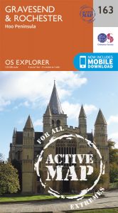 OS Explorer Active - 163 - Gravesend & Rochester