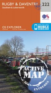 OS Explorer Active - 222 - Rugby & Daventry