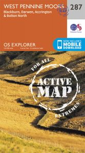 OS Explorer Active - 287 West Pennine Moors, Blackburn