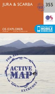 OS Explorer Active - 355 - Jura & Scarba