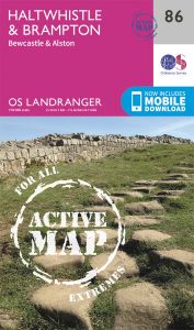 OS Landranger Active - 86 - Haltwhistle & Brampton, Bewcastle & Alston