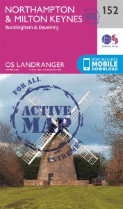 OS Landranger Active - 152 - Northampton & Milton Keynes