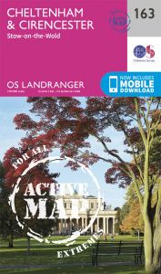 OS Landranger Active - 163 - Cheltenham & Cirencester
