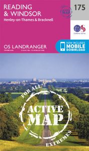 OS Landranger Active - 175 - Reading, Windsor, HenleyonThames