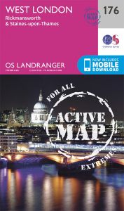 OS Landranger Active - 176 - West London, Rickmansworth