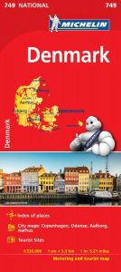 Michelin National Map - 749 - Denmark