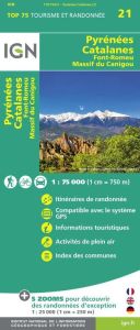 IGN Top 75 - Pyrenees Catalanes / Font-Romeu / Massif Canigou