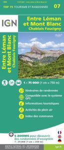 IGN Top 75 - Leman & Mont Blanc entre - Chablais Faucigny
