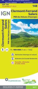 IGN Top 100 - Clermont-Ferrand / Salers - PNR Volcans d'Auvergne