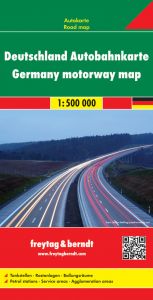 Freytag & Berndt Map - Germany Motorway