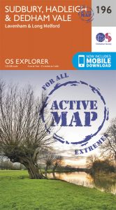 OS Explorer Active - 196 - Sudbury, Hadleigh & Dedham Vale
