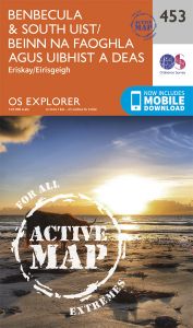OS Explorer Active - 453 - Benbecula & South Uist