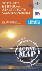 OS Explorer Active - 454 - North Uist & Berneray