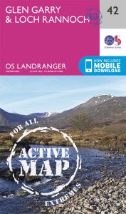 OS Landranger Active - 42 - Glen Garry & Loch Rannoch