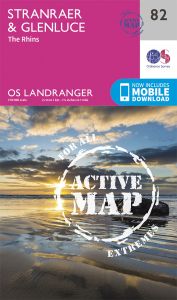 OS Landranger Active - 82 - Stranraer & Glenluce