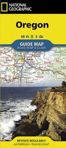 National Geographic - State Guide Map - Oregon
