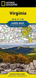 National Geographic - State Guide Map - Virginia