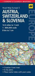 AA - Road Map Europe - Austria, Switzerland & Slovenia
