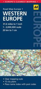 AA - Road Map Europe - Western Europe