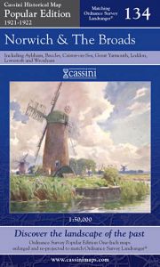 Cassini Popular Edition - Norwich & The Broads (1921-1922)