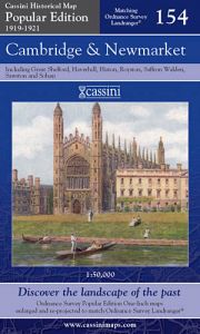 Cassini Popular Edition - Cambridge & Newmarket (1919-1921)