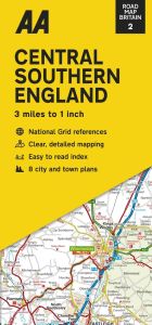 AA - Road Map Britain - Central Southern England
