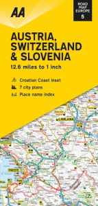 AA - Road Map Europe - Austria, Switzerland & Slovenia