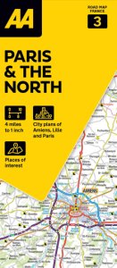 AA - Touring Map France - Paris & The North