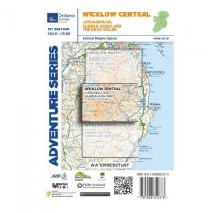 OS ROI Adventure Series Map - Wicklow Central - Lugnaquillia, Glendalough, Devils Glen