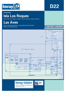 Imray D Chart - Isla Los Roques & Isla De Aves (D22)