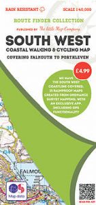 The Little Map Company - Route Finder - Falmouth To Porthleven