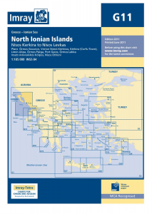 Imray G Chart - Northern Ionian Islands (G11)