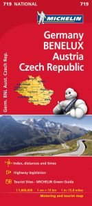 Michelin National Map - 719-Germany, Austria, Benelux & Czech Republic