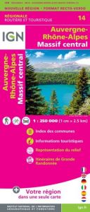 IGN Regional - Auvergne - Rhone-Alpes - Massif Central