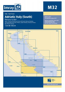 Imray M Chart - Adriatic Italy - South (M32)