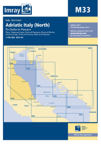 Imray M Chart - Adriatic Italy - North (M33)