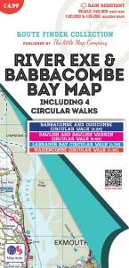 The Little Map Company - Route Finder - River Exe & Babbacombe Bay Map
