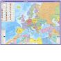 OS Wall Map - Lambert Projection Map Of Europe